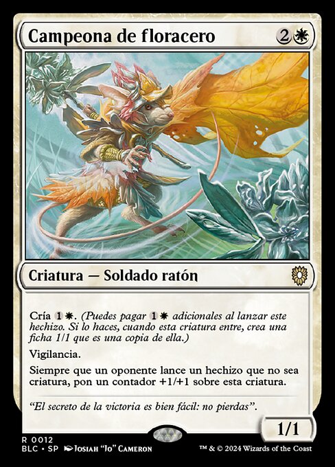 Campeona de floracero