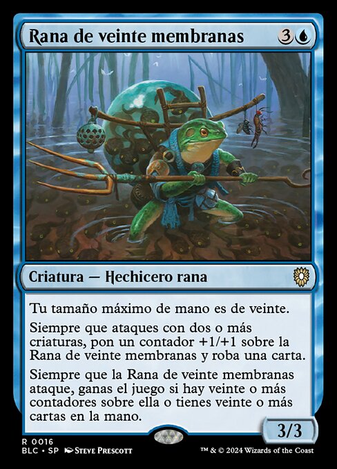 Rana de veinte membranas