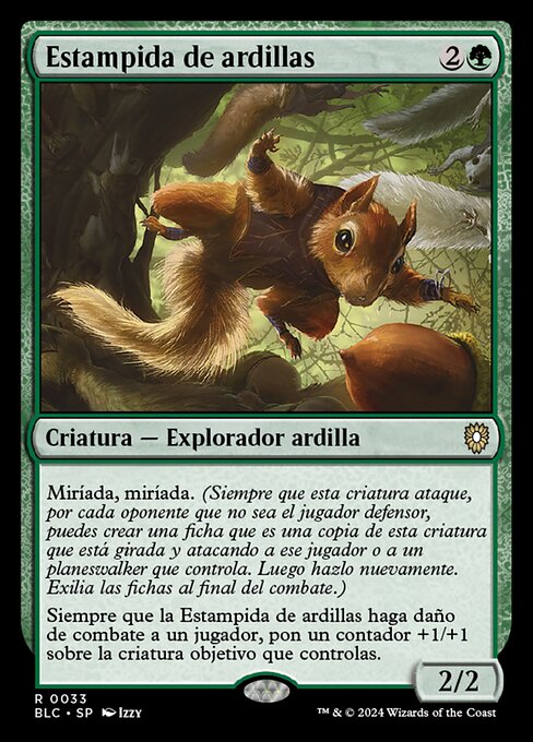 Estampida de ardillas