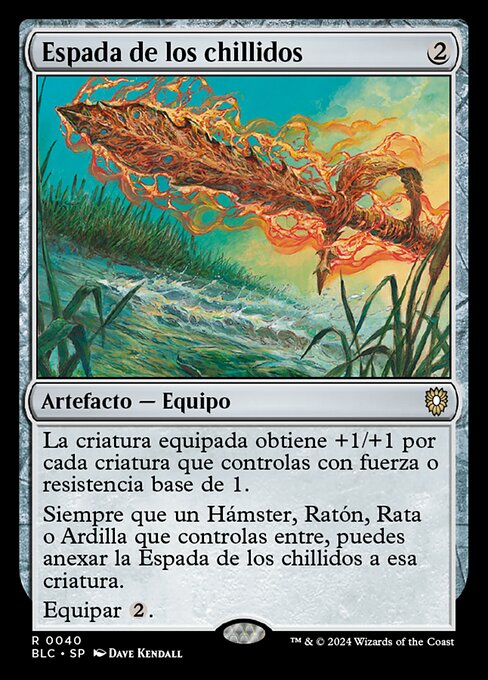 Espada de los chillidos