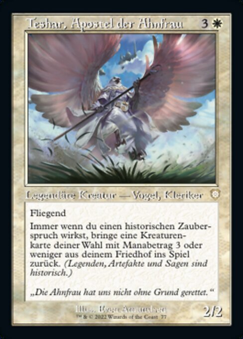 Teshar, Ancestor's Apostle