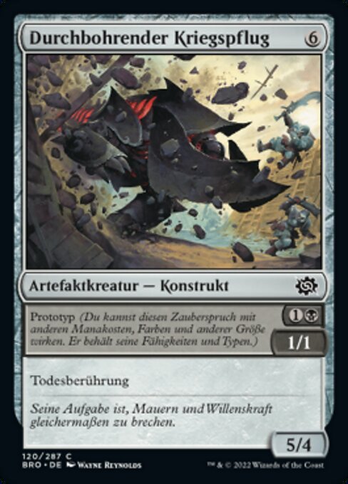 Durchbohrender Kriegspflug