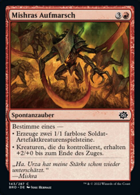 Mishras Aufmarsch