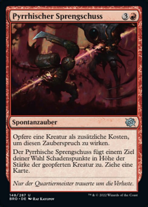 Pyrrhischer Sprengschuss