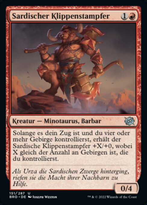 Sardischer Klippenstampfer