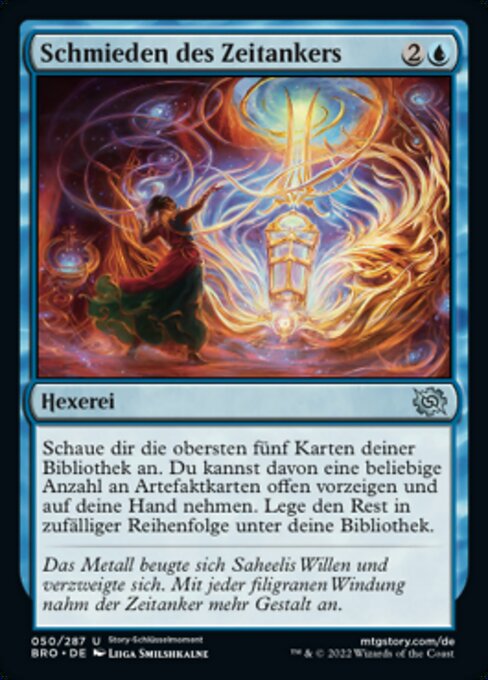 Schmieden des Zeitankers