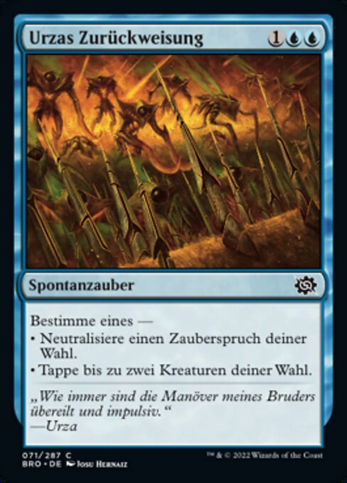 Urzas Zurückweisung