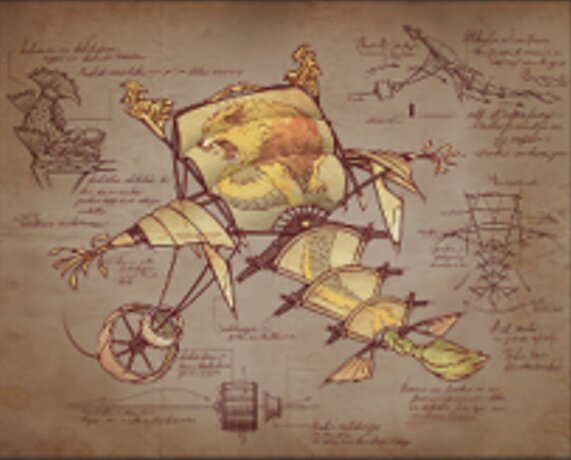 Segeldrachen des Reisenden