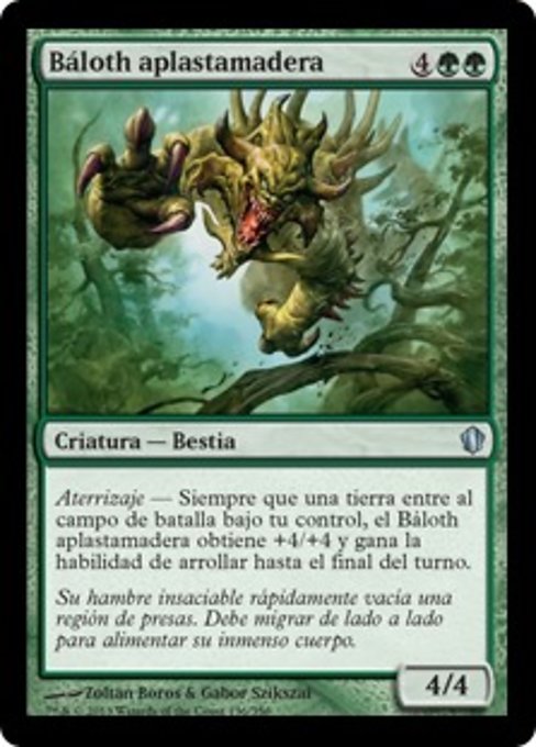 Báloth aplastamadera