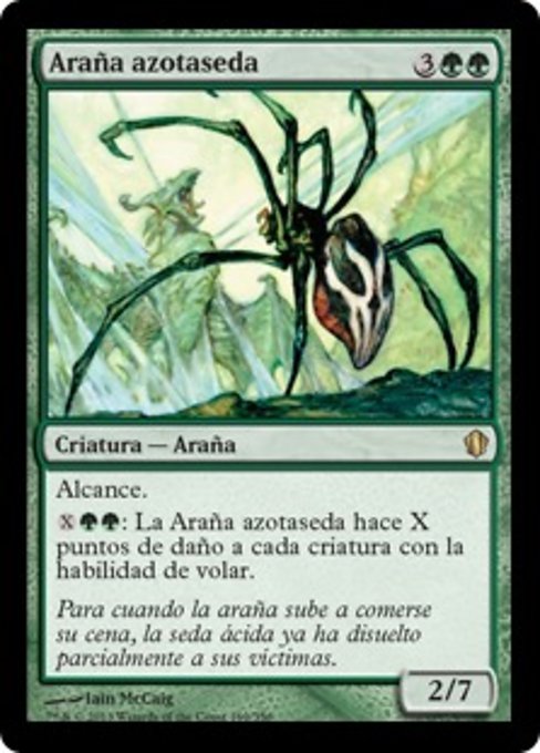 Araña azotaseda
