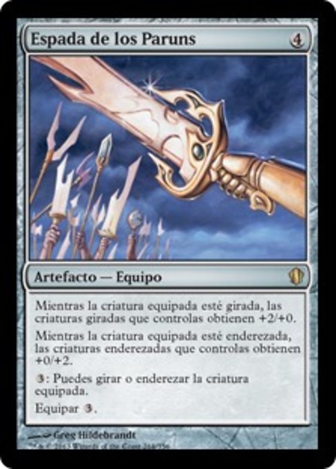 Espada de los Paruns