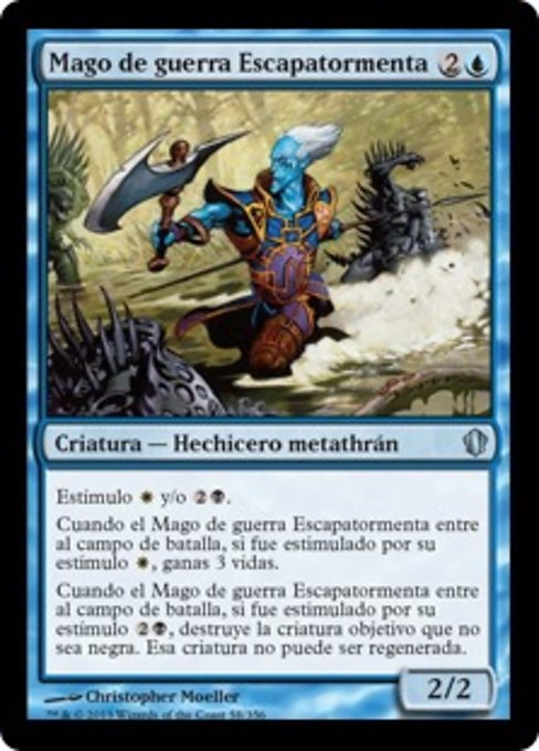 Mago de guerra Escapatormenta