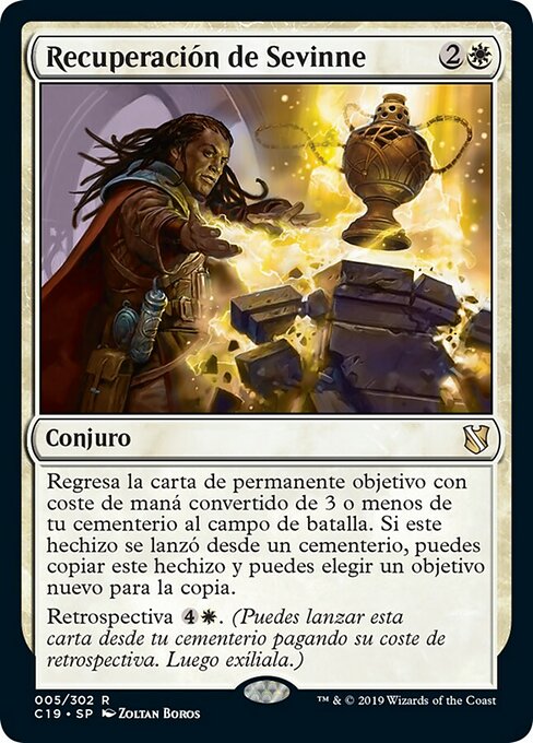 Recuperación de Sevinne