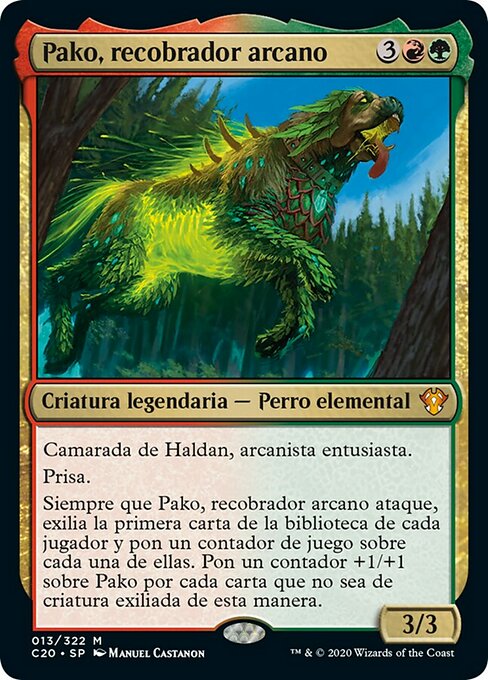 Pako, recobrador arcano