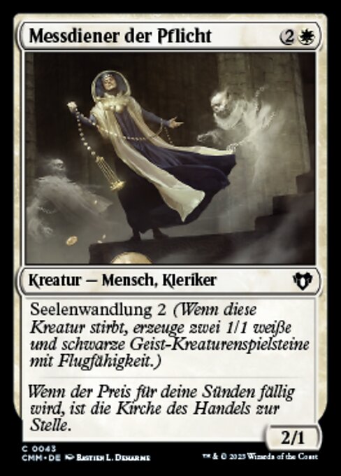 Ministrant of Obligation