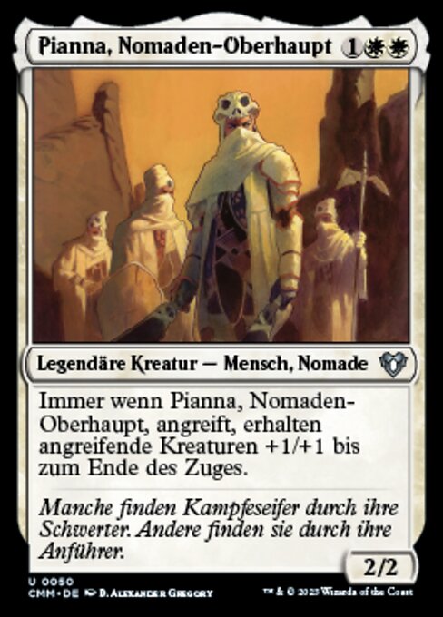 Pianna, Nomad Captain