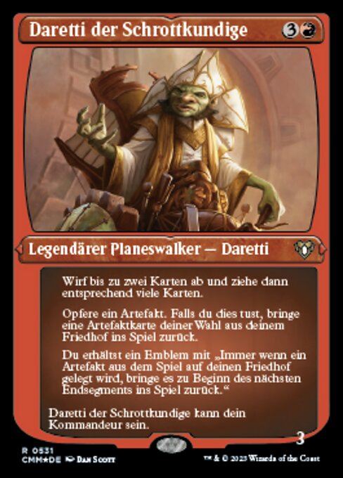 Daretti, Scrap Savant