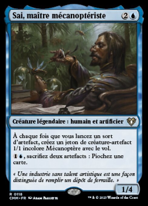 Sai, Master Thopterist