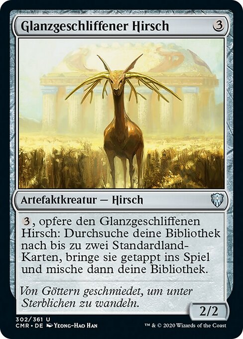 Glanzgeschliffener Hirsch