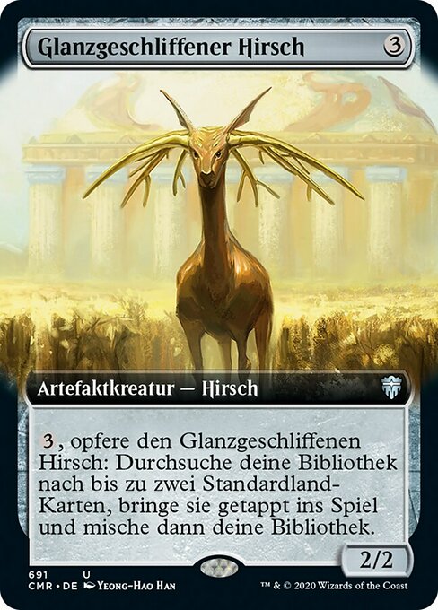 Glanzgeschliffener Hirsch