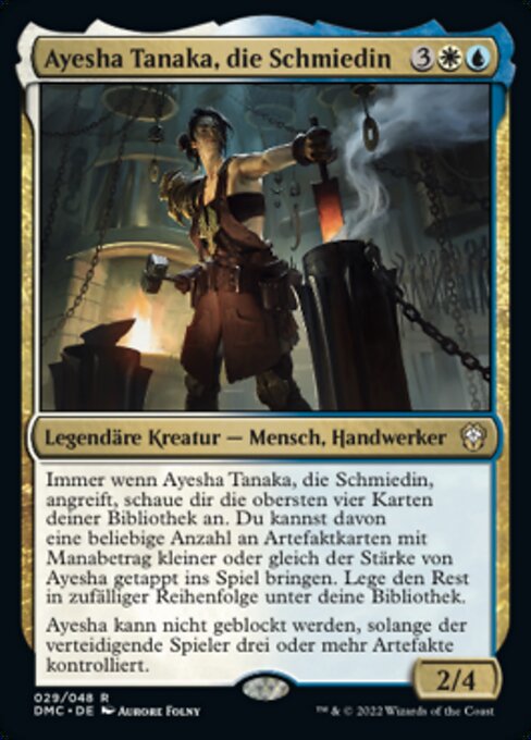 Ayesha Tanaka, die Schmiedin