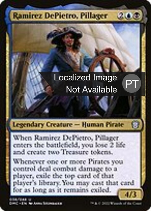 Ramirez DePietro, Saqueador