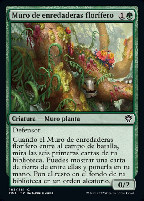 Floriferous Vinewall