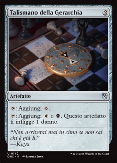 Talisman of Hierarchy