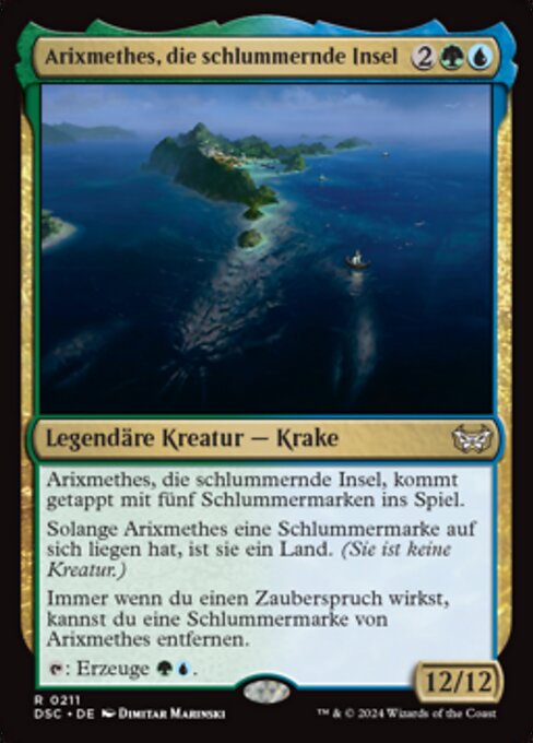 Arixmethes, Slumbering Isle