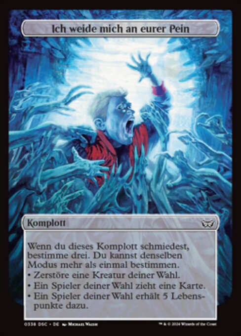 I Will Savor Your Agony