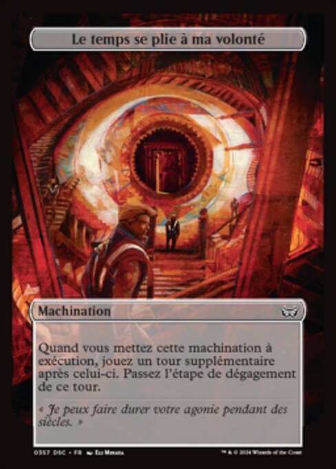 Time Bends to My Will