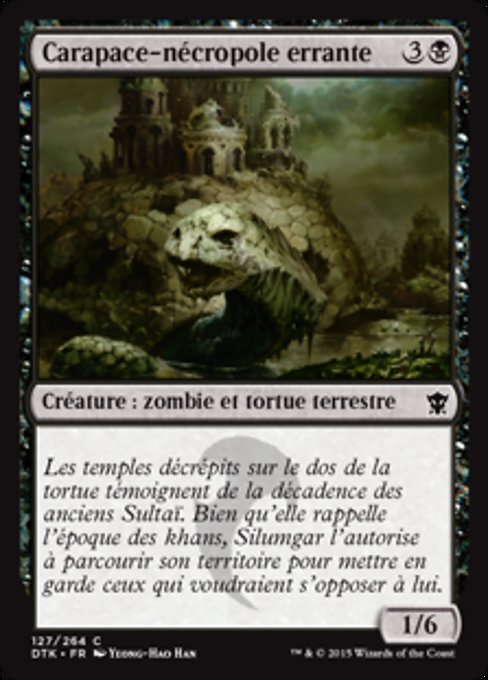 Carapace-nécropole errante