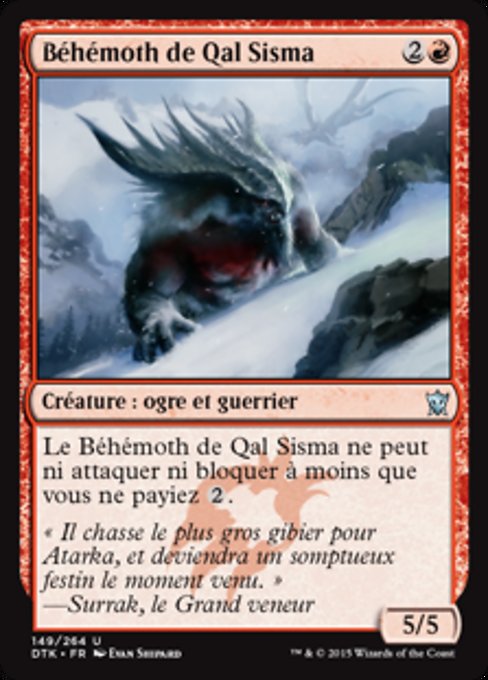 Béhémoth de Qal Sisma