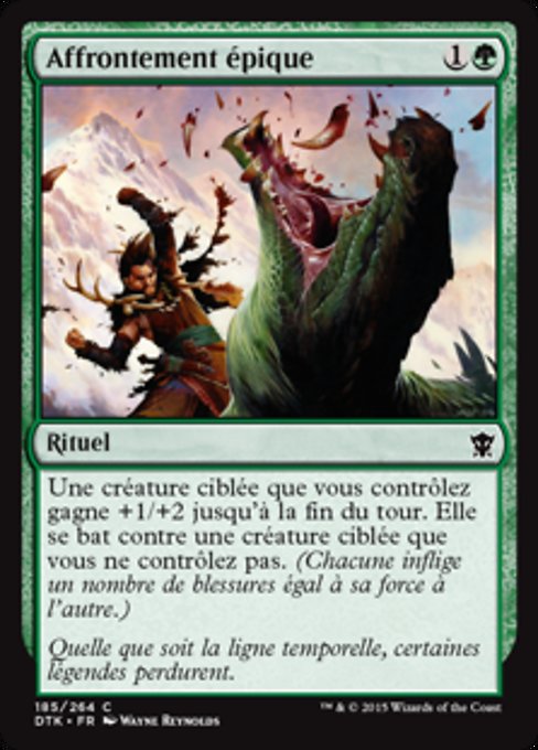 Affrontement épique