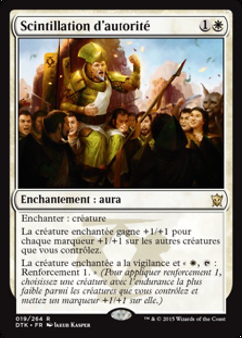 Scintillation d'autorité