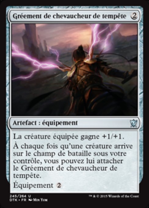 Gréement de chevaucheur de tempête