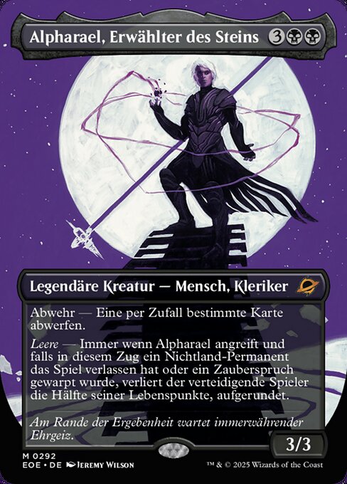 Alpharael, Stonechosen