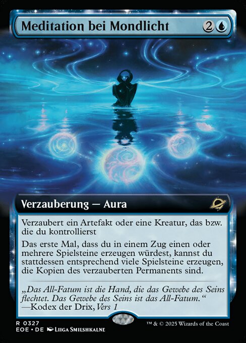 Meditation bei Mondlicht