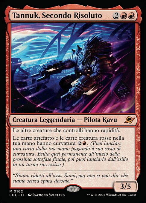 Tannuk, Steadfast Second