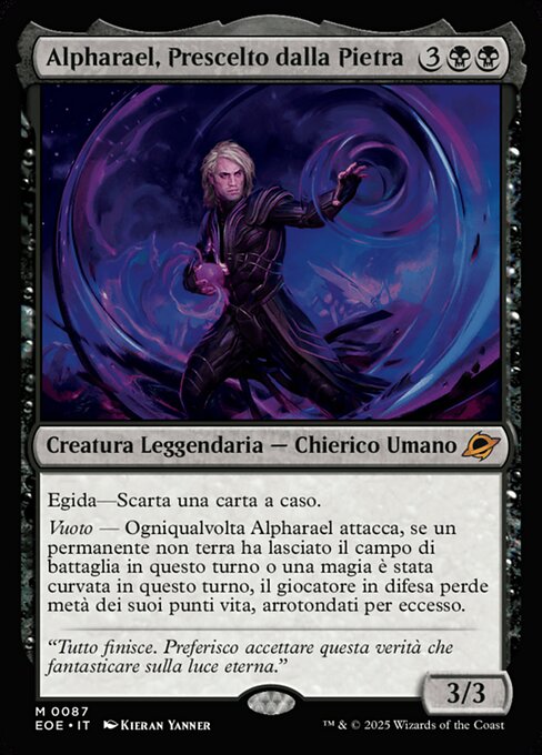 Alpharael, Stonechosen