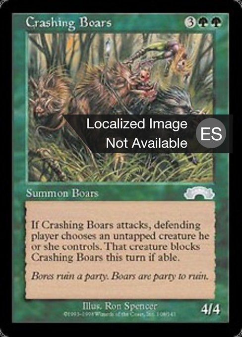 Jabalíes en estampida