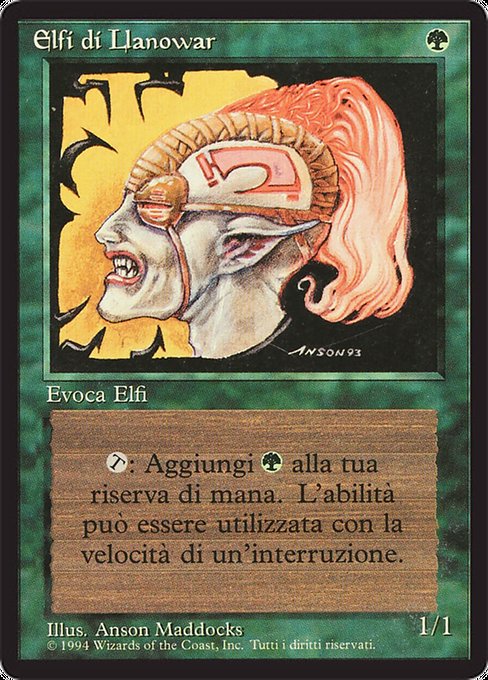 Elfi di Llanowar