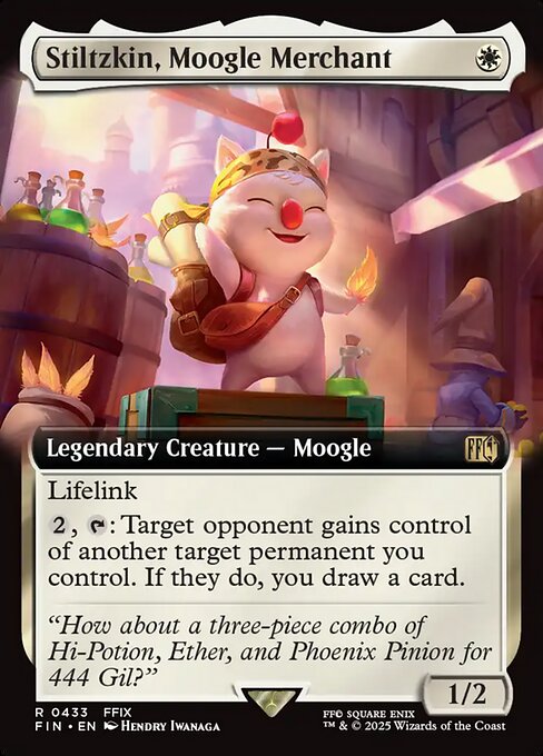Stiltzkin, Moogle Merchant