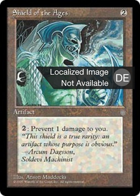 Schild der Zeitalter