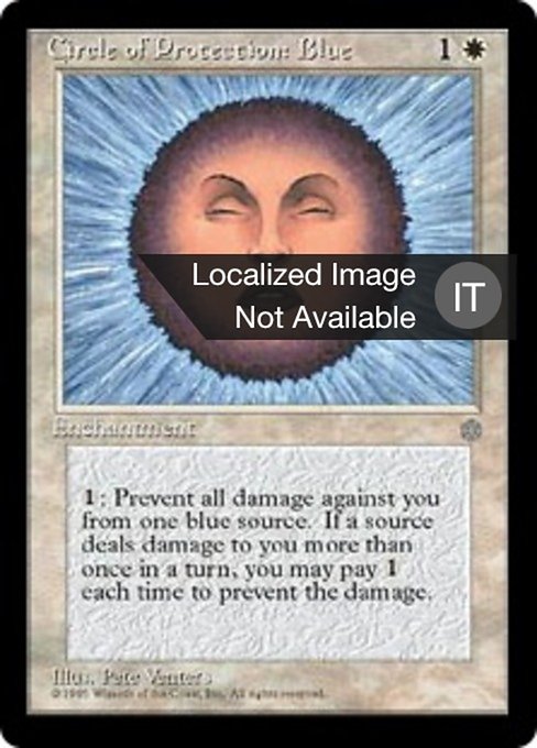 Circolo di Protezione: Blu