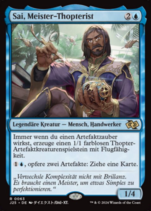 Sai, Master Thopterist
