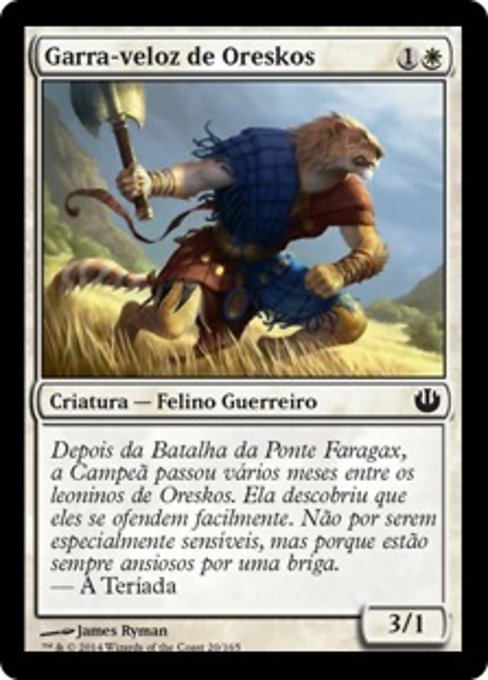 Garra-veloz de Oreskos