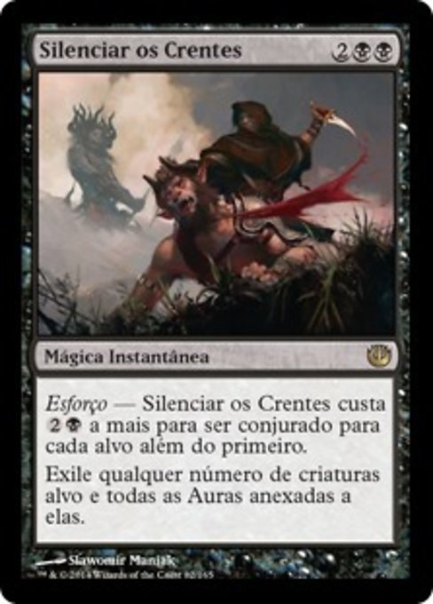 Silenciar os Crentes