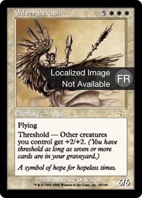 Séraphin argenté