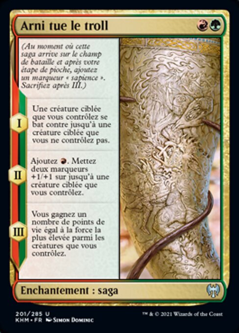 Arni Slays the Troll